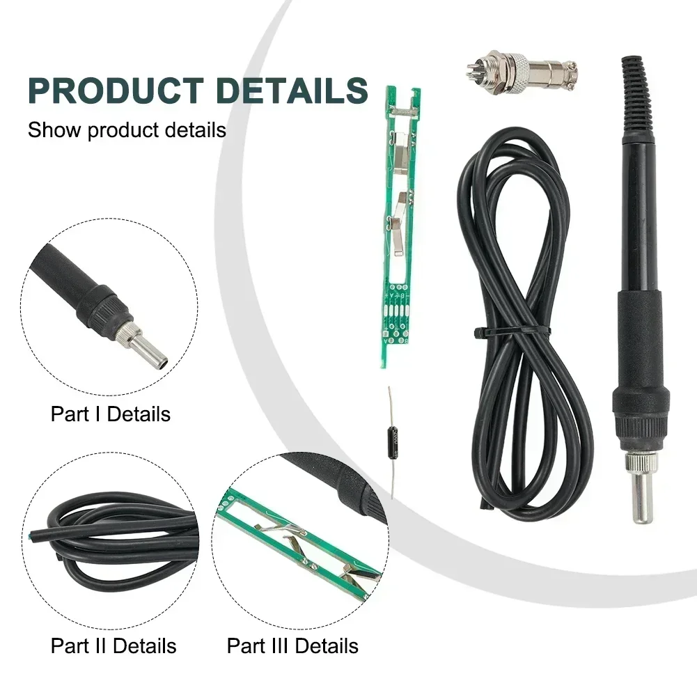 Easy To Install Components Easy To Use Handle Kit Handle LED Digital Soldering Iron 907 Turn T12 Manufacturing