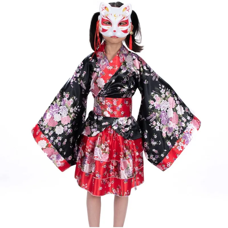 Anime Kitsune Mask Japanese Fox Cat Half Face Cute Cosplay Mask for Christmas Party Masquerade | Festival Performance Prop