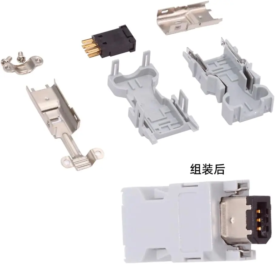 SM-6E I/O موصل IEEE 1394 6Pin CN3 المقبس 55100-0670 أنثى JZSP-CMP9-1-E متوافق مع ياسكاوا باناسونيك سيرفو 54280-0609