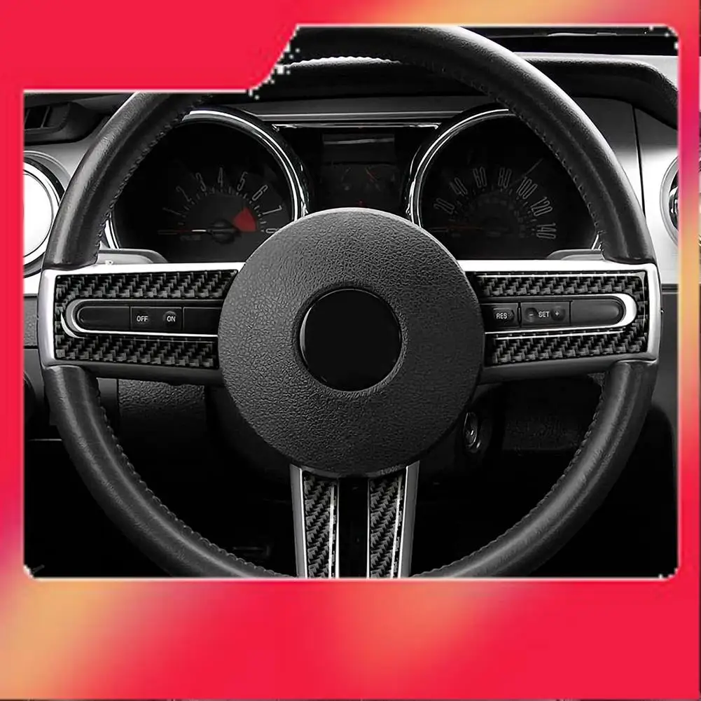

Car Steering Wheel Cover Steering Wheel Cover Sticker For 2005 2006 2007 2008 2009-M54K