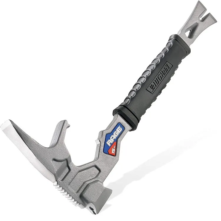 15 Inch Outdoor Portable EDC Multifunctional Hammer Nail Remover Pry Bar Fire Breaking Tool Demolition Tool