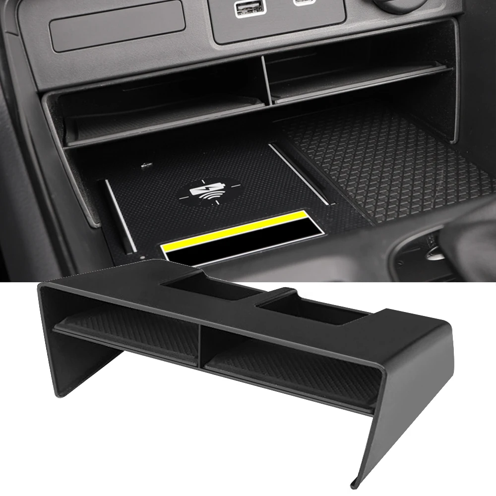For Honda CR-V Center Console Organizer Tray 2023 2024 CRV Car Accessories ABS Material Secondary Storage Box Divider Insert