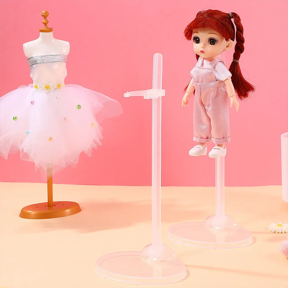 

6Pcs Transparent Display Support Stand Rack for Action Figures Exhibition Holder Organizer Stand Display Stands