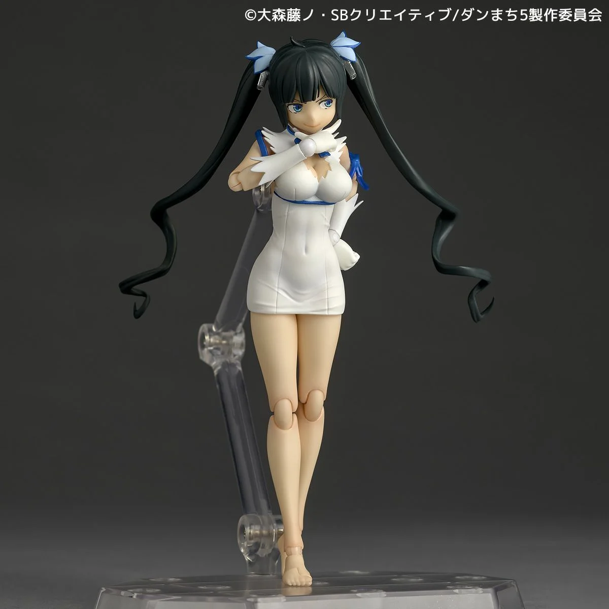 Origina l Echt Kaiyodo Acchion/Poppen Revoltech Dungeon Ni Deai Wo Motomeru's Wa Machigatteiru Darou Ka Hestia H=130mm en y techniek ft