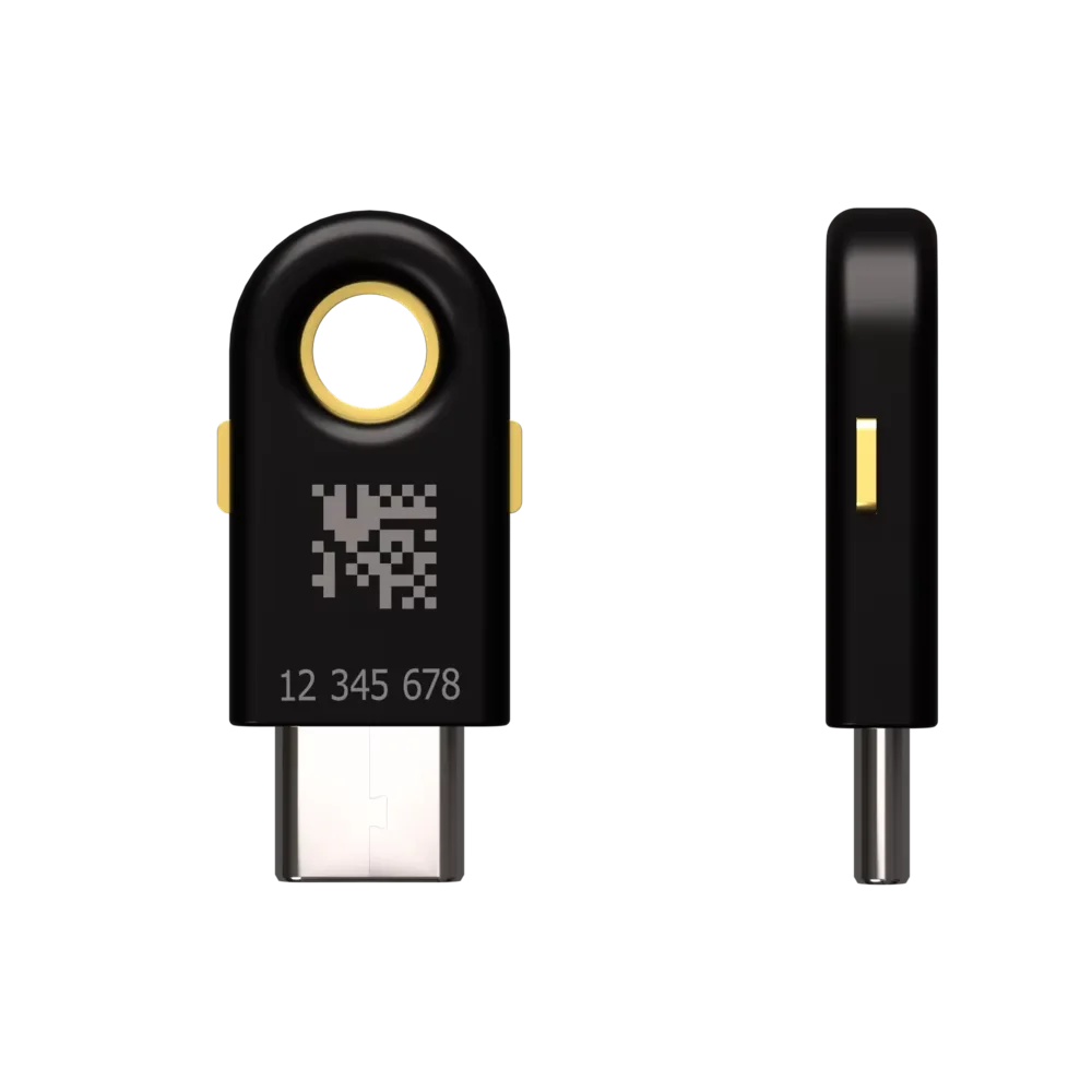 يوفر مفتاح الأمان Yubico Yubikey 5C USB-C دعم متعدد البروتوكولات بما في ذلك FIDO2، Yubico OTP، OATH HOTP، U2F، PIV، Open PGF