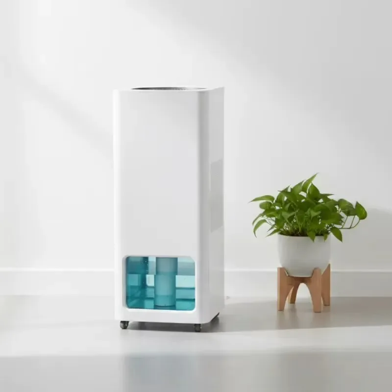 Evaporative Humidifier Air Purifier Fog Free Electric for Hotel Home Plastic 1 Year Warranty