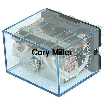 

LY4J Coil AC 220V 14 Pin 10A 28V DC/240V AC Electronmagnetic Relay