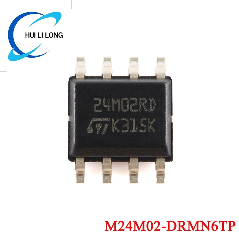 2PCS/lot M24M01 M24M02 M24C64 M24M02-DRMN6TP M24M01-RMN6TP M24C64-RMN6TP SOP-8 2Mbit 1Mbit Serial I2C IIC Bus EEPROM Chip IC