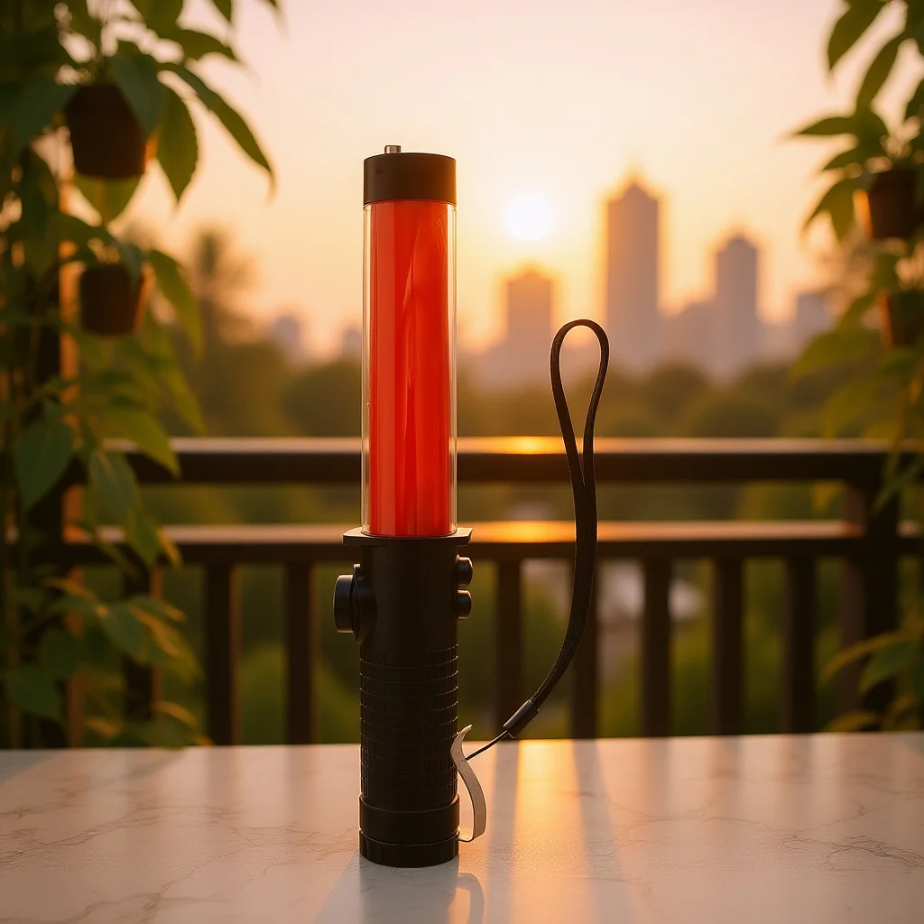 1Pcs LED Traffic Signal Beacon Stick 30cm Magnetic Hook ABS Handle Waterproof Super Bright Safety Roadside Emergency