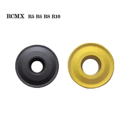 10pcs RCMX1003MO RCMX1204 RCMX1606 RCMX2006 ZBC251 ZBC252 Carbide Insert Circular RCMX Blade CNC Lathe Metal Cutter Turning Tool