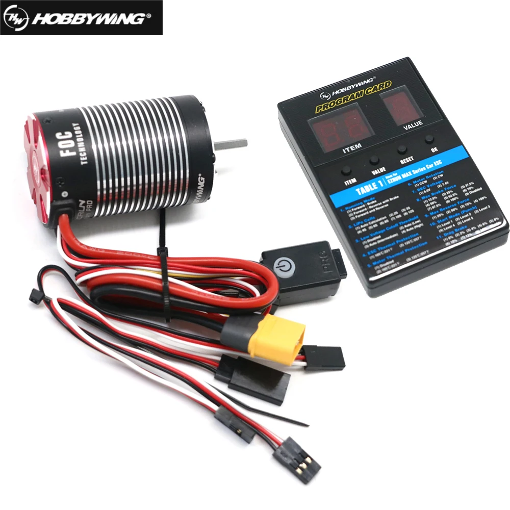HobbyWing QuicRun Fusion PRO 540 2300KV Sensory Motor Built in 60A ESC 2 in 1 for RC 1/10 Climbing Car Fusion 1800KV Optional