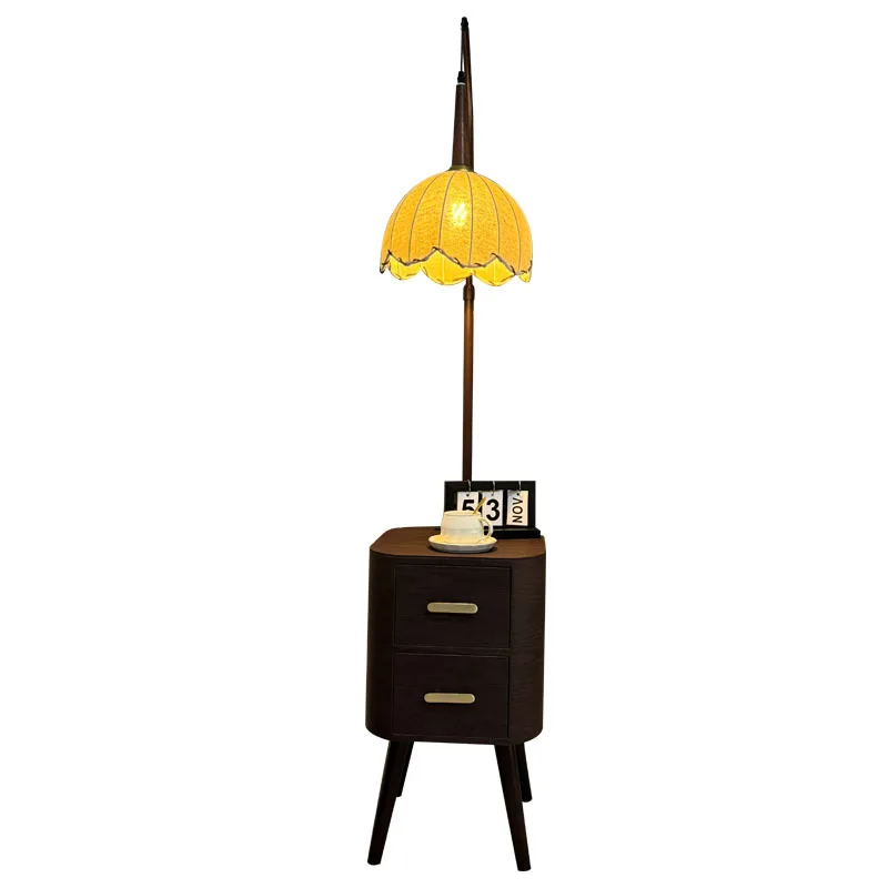 

Medieval, floor lamp, bedroom, bedside table, integrated, solid wood, storage, coffee table