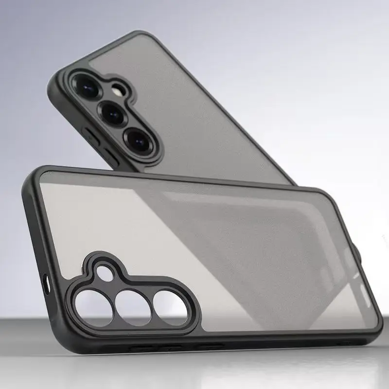 Skin Feel Armor Case For Samsung Galaxy S23 S24 S25 S26 Plus Ultra A07 A17 A37 A57 A36 A06 A26 Shockproof Protection Cover Cases