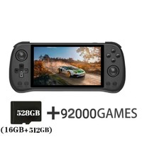 POWKIDDY X55 handheld game console 90000 Games PSP 5.5 INCH IPS Screen Console Linux System 4000 MAh TV HDMI LPDDR4X 2GB