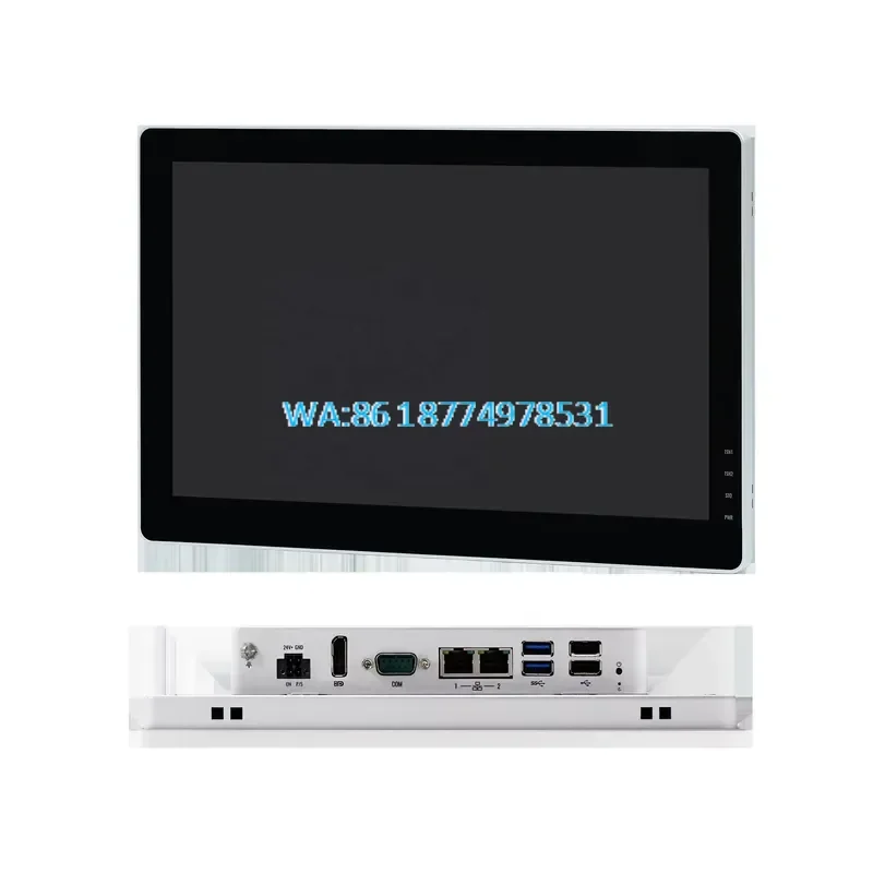 Wmwmnu 15.6 Inch Capacitive Industrial Touch Panel PC 1920x1080 Resolution Embedded Rugged Tablet for Windows 10 11 Linux
