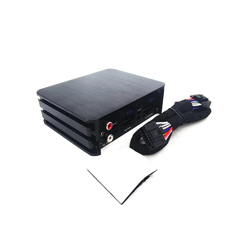 

High Quality Class AB 4-Channel DSP Amplifier with Stereo Subwoofer Aluminum Frame Car Android Amplifier Featuring Crossovers