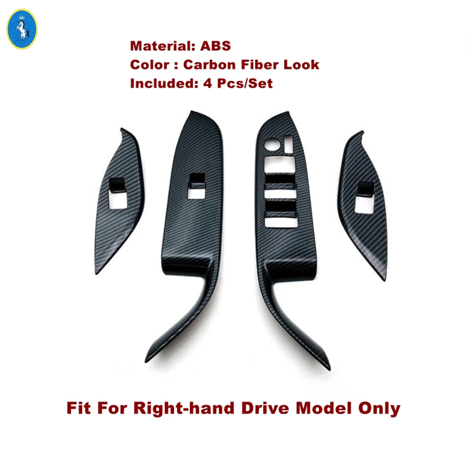 

Inner Door Handle Bowl / Glass Lift Button Panel / Roof Air Vent Cover Trim For Toyota Noah / Voxy 90 2021- 2023 Car Accessories