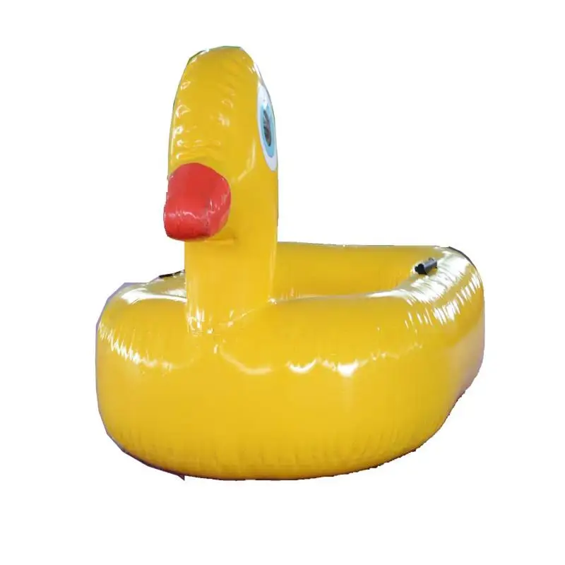Yellow Duck Inflatable Water Sofa Outdoor Commercial Kids Swimming Amusement Float