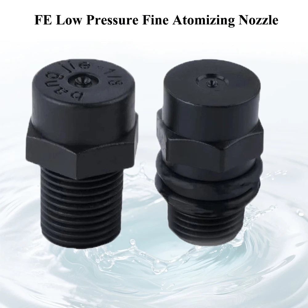 Low Pressure Fine Atomizing Anti‑Drip Mist Nozzle 1/8