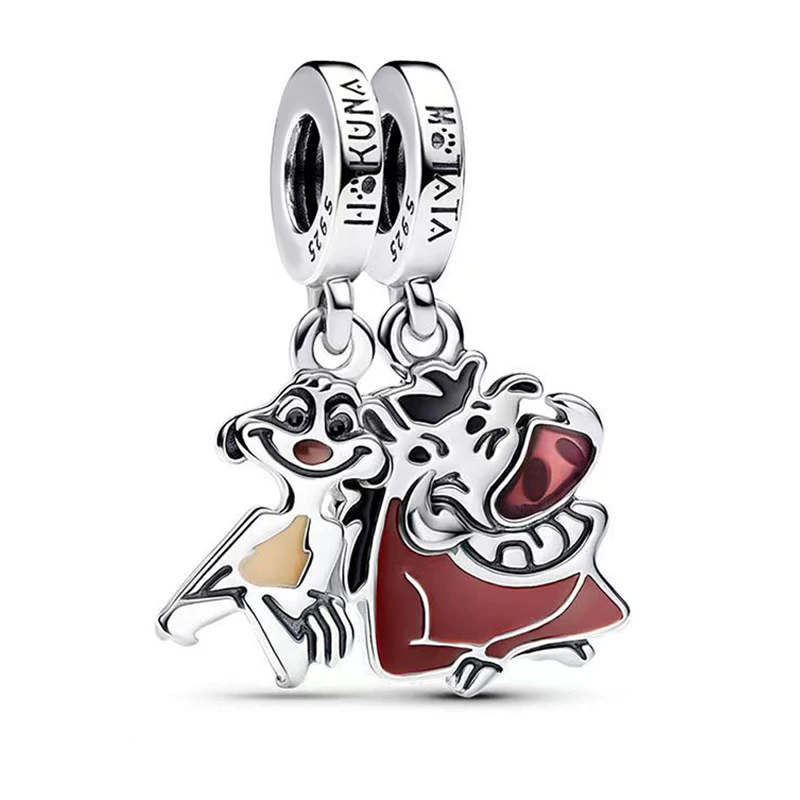 2024 New Hot Sale 925 Sterling Silver Deadpool Charm Suitable for 925 Sterling Silver Original Women Bracelet DIY Jewelry Gift