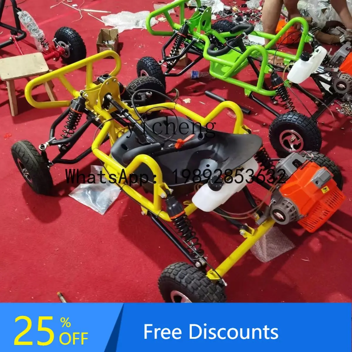All-Terrain Go-Kart Adult Off-Road Mountain Drift Two-Stroke Beach Children's Electric Mini Go-Kart