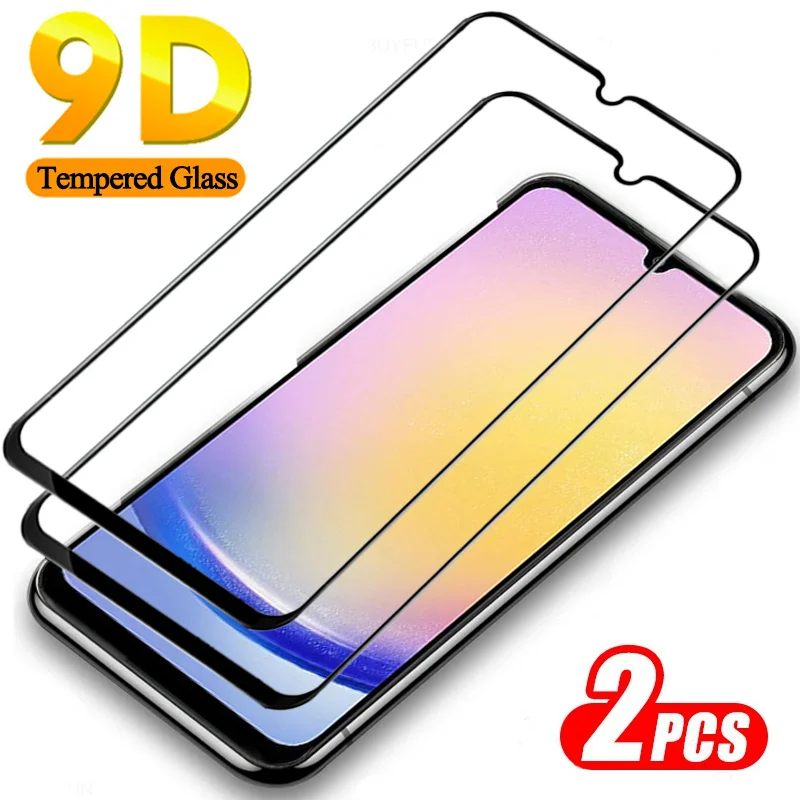 

2 Pcs/Lot, Tempered Glass for A05 A05s A15 A25 A35 A55 Protective Film A35 5G Screen Protector A25 5G Samsung Galaxy A15 Glass