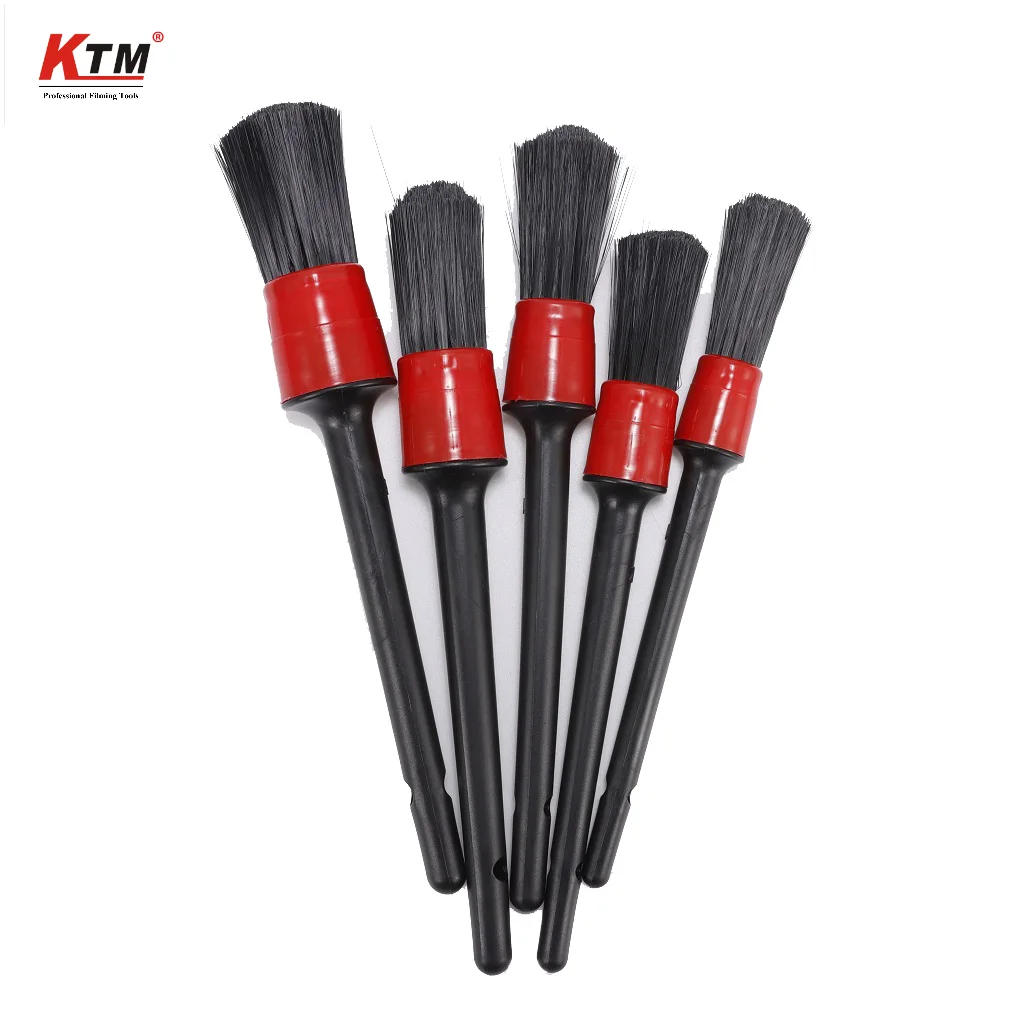 

KTM 1sets Car Detailing Brush Car Cleaning Detailing Set Dashboard Air Outlet Clean Brush Tools Car Wash Accessories