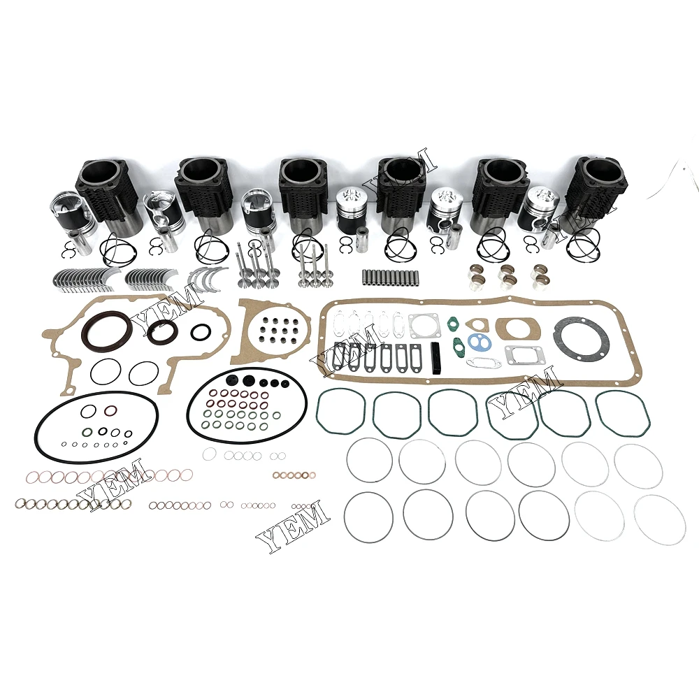 

6x High performance BF6L913 Engine Overhaul Rebuild Kit With Gasket Bearing Valve Set For Deutz Engine parts