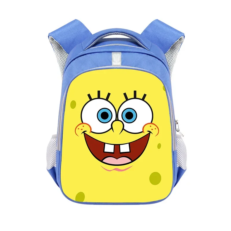 SpongeBob SquarePants Shoulders Bag Anime Patrick Star Children Backpack Cartoon Blue Schoolbag Cute Student Stationery Bag New