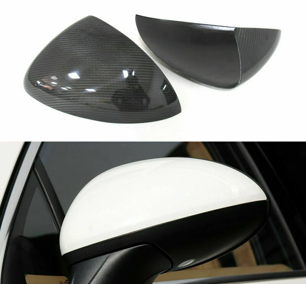 

Carbon Fiber Mirror Cover Add On Car Exterior Side Rear View Cap Rearview Reverse Case Shell For Porsche Cayenne 958 2011-2014