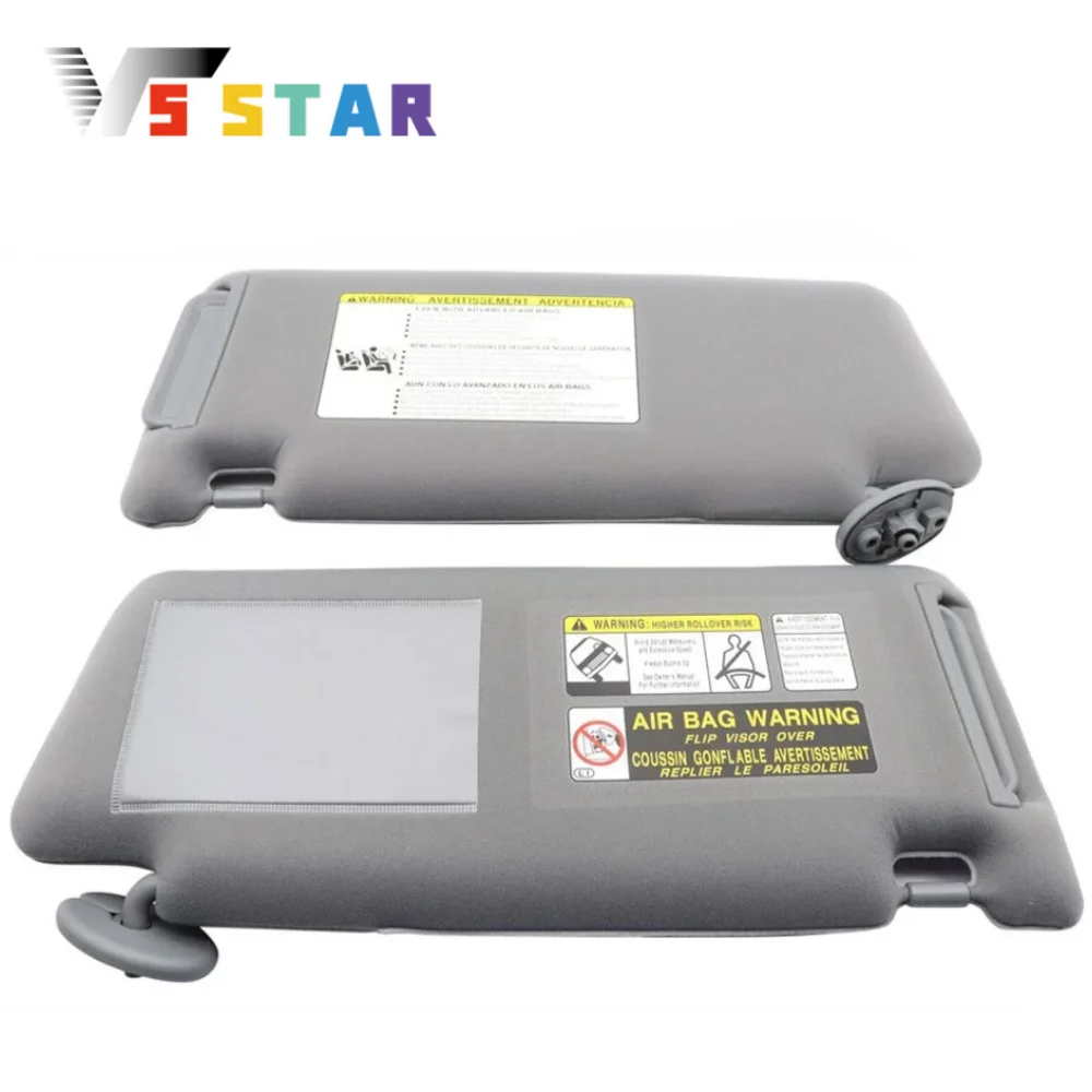 

74320-35C10-B0 74320-04181-B1 74320-35B50-B0 74310-35C20-B0 1 пара солнцезащитного козырька со стороны водителя и пассажира для Toyota Tacoma 2005-2015 гг.