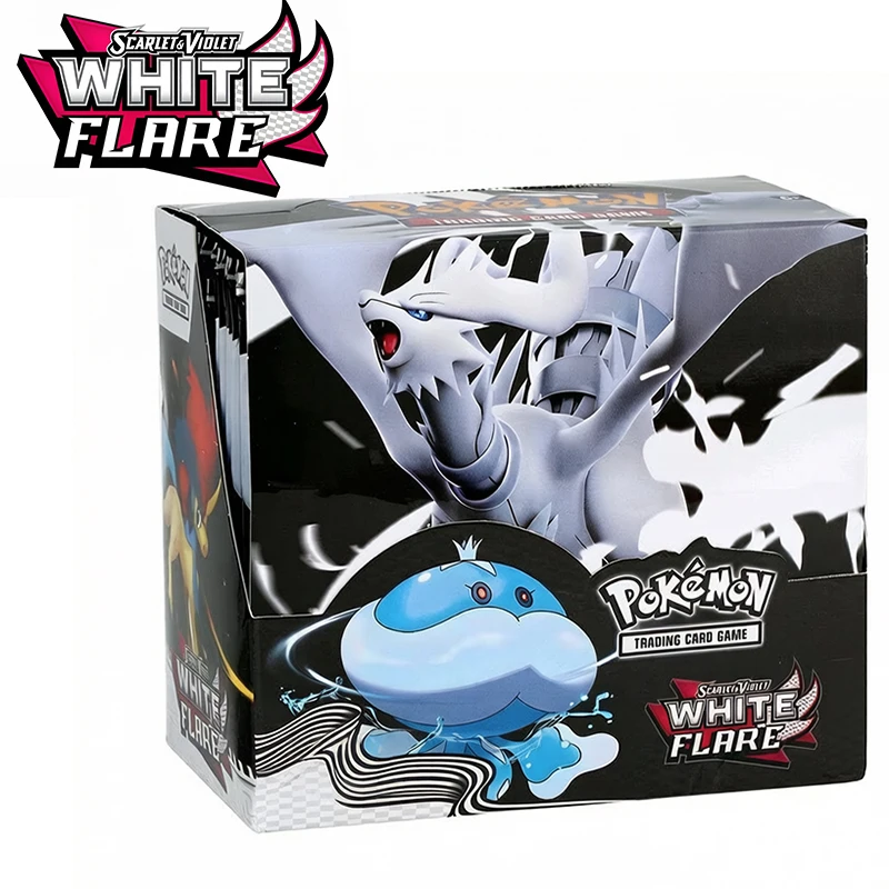 

Pokemon TCG Scarlet & Violet White Flare Booster Box English Trading Card Game Kids Toy Collectible Gift