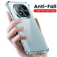 Redmy Note14Pro 5G 4G Case Transparent Crystal TPU Soft Back Cover For Redmi Note14 Pro Note 14 Pro+ 5G Clear Shockproof Coque