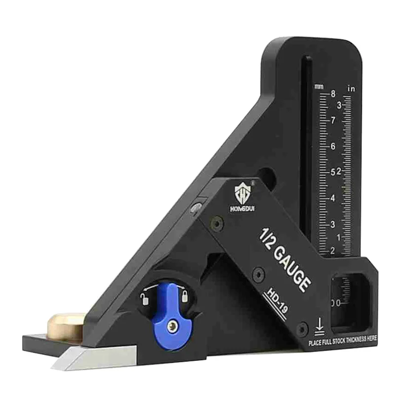 

Станок для позиционирования и разметки при обработке дерева, высокоточный инструмент для определения центральной линии (1/2), вспомогательный инструмент для ограничения резки на циркулярной пиле