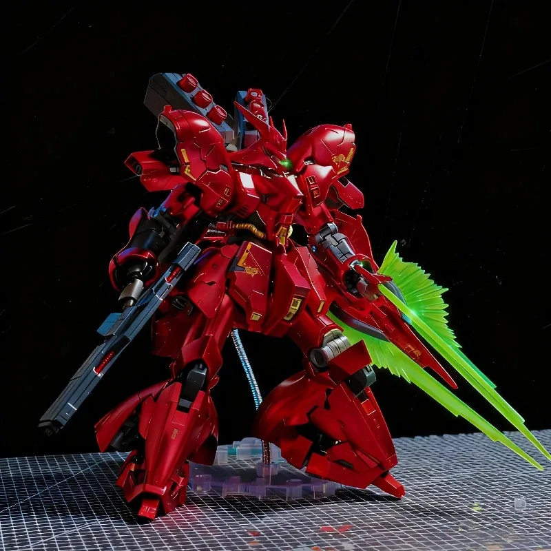 

RG29B 1/144 MSN-04 Sazabi Plated Version Сборная модель Комплект подвижной фигурки с наклейками Настольная коллекционная игрушка