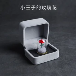 Miniatures Creative Rose Gift-wrap Tanabata Festival Valentine's Day Lovers Figurines Gifts Desktop Ornaments Decoration Crafts