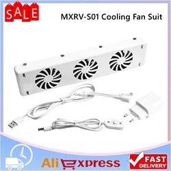 3-Fan Home Radiator Magnetic Smart Cooling Fan Fireplace Fan MXRV-S01/MXRV-S02/MXRV-S02 Duo-set Radiator Fan & Extension Cables