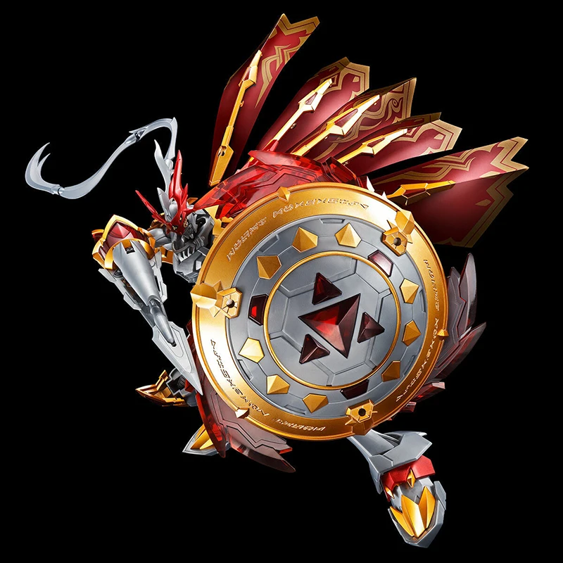 BANDAI – figurine Standard amplifiée Digimon Adventure 02 DUKEMON/GALLANTMON [revêtement spécial], modèle d'assemblage d'action Anime, jouet