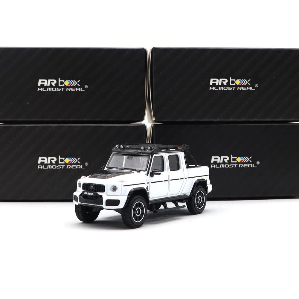 1/64 BenzBrabus G 800 Adventure XLP 2020 Pickup Almost Real Diecast Model Toys Car Boys Gilrs Gifts