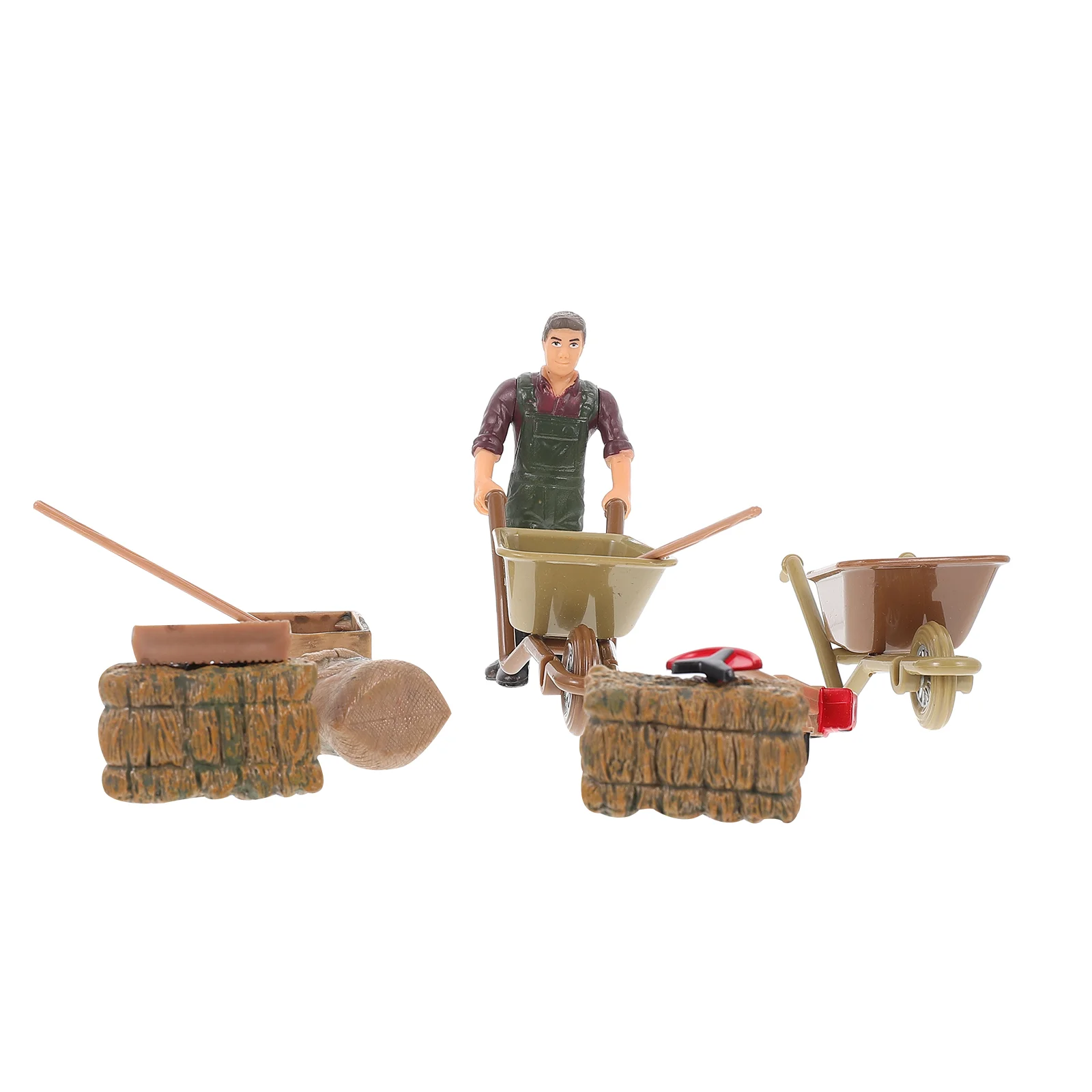 11 Pcs Farm Implement Scene Model Horticulture Tool Artificial Miniature Simulation Tools Models Layout Prop Pvc Toddler Child