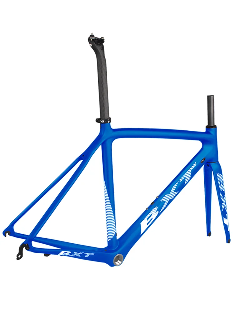BXT 700C T1000 Carbon Fiber Road Bike Frame V Brake Men's Women's Unisex Bicycle Frame Lightweight Customizable Bike Parts