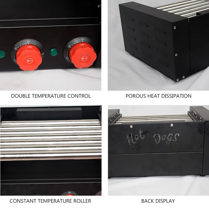 Коммерческий ролик для хот-догов, мини-машина для обжарки колбас, гриль для барбекю для хот-догов Maquina Para Hacer, хот-дог Al Vapor
