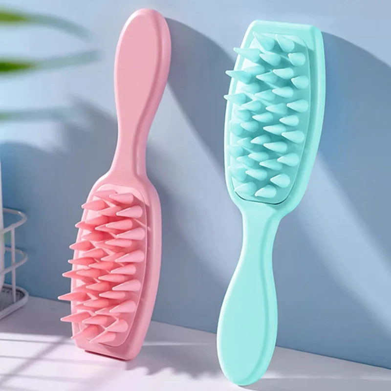 Long Handle Air Bag Shampooing Comb Massage Head Scalp Combing Meridian Massage Brush Household Bath Brush Scrubber Accessories