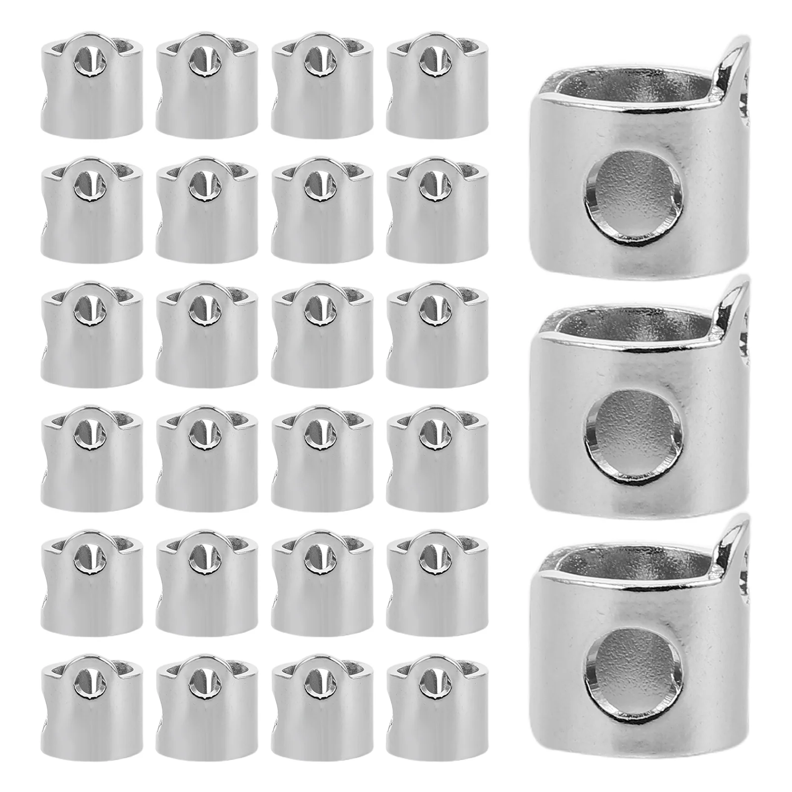 

30Pcs Sewing Needle Bar Thread Guide Metal Guide Part for Sewing Machine Threading Prevents Thread Breakage Smooth Operation