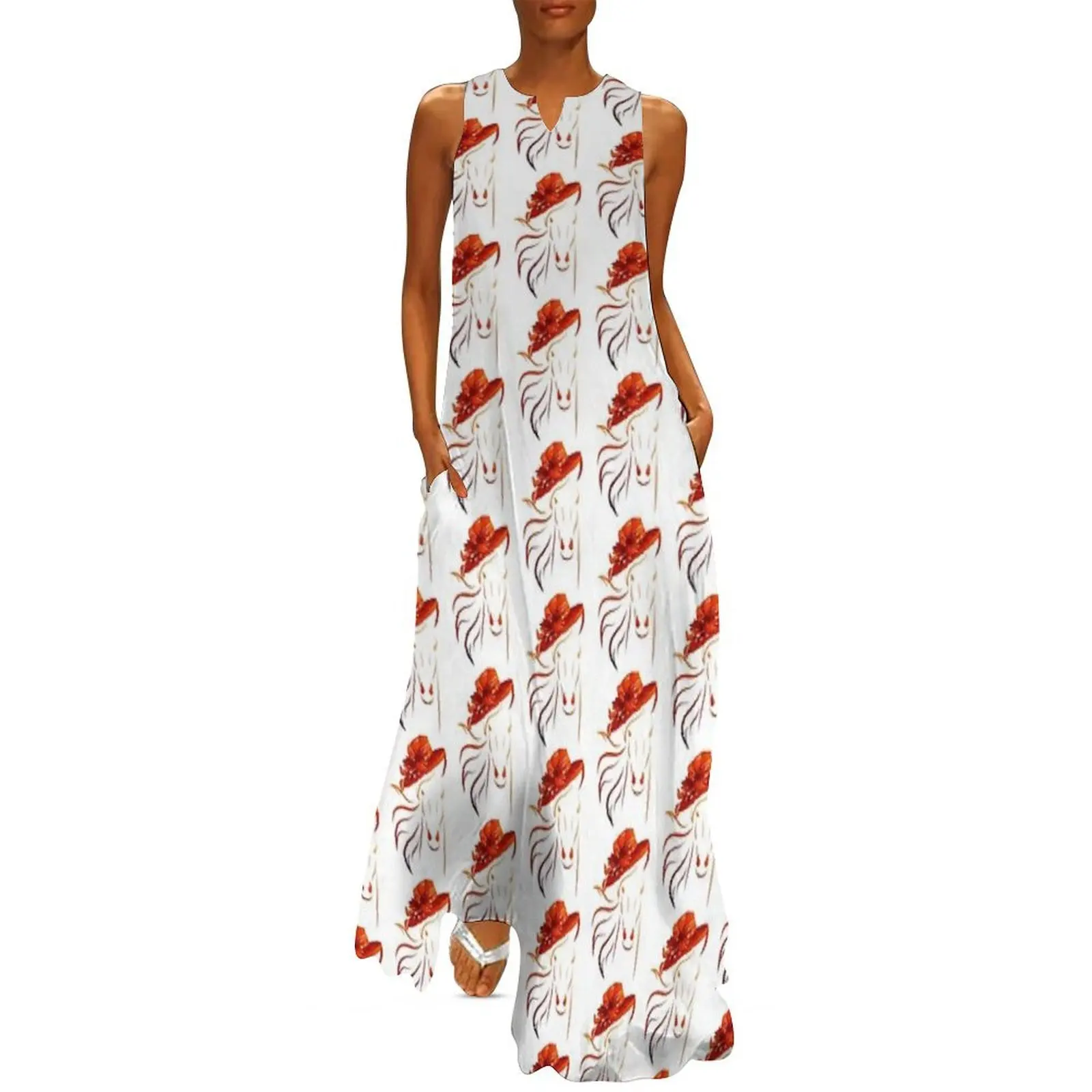 

Horse Hat Kentucky Derby Long Dress Aesthetic clothing evening dresses ladies party dresses women summer dresses women 2025