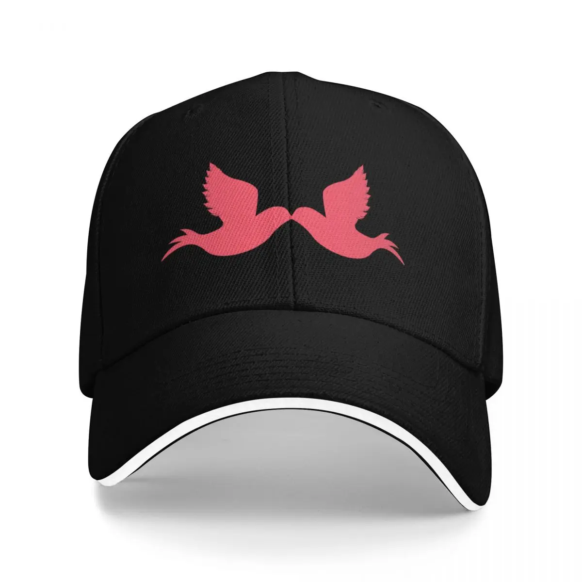 

Love bird Baseball Cap Fashion Beach New In Hat Big Size Hat For Man Women's