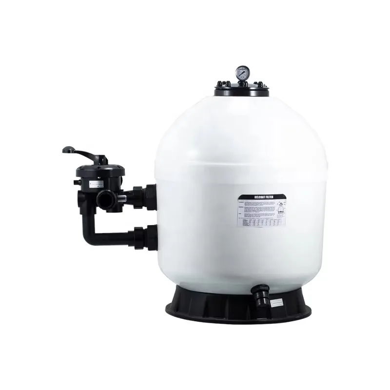 Commercial Swimming Pool Filtration System Equipment Fiberglass Sand Filter Side Mount Sand Tank for Aquarium