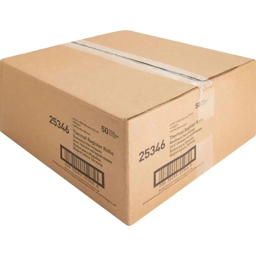 لفات ورق الإيصالات الحرارية عالية الجودة 3 1 8 × 230 قدم ورق حراري مع تقنية الطباعة الكريستالية الشفافة 7 16 الأساسية #3