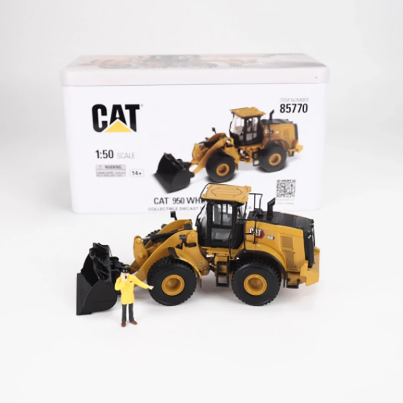 

DM Diecast 1:50 Scale Alloy CAT 950 Wheel Loader Model Finished Product Simulation Toy Ornament Static Model Display