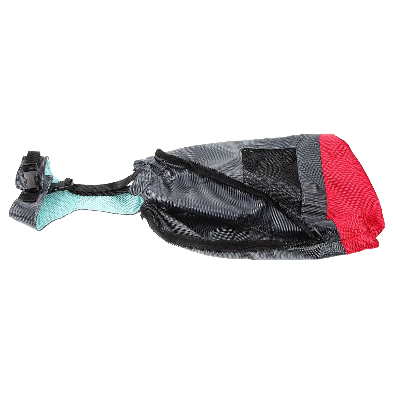 

Pet Protective Bag Breathable Oxford Cloth Anti-Wear Skin Protection For Dogs Drag Pouch Zip Side Closure Elastic Cuff Safety